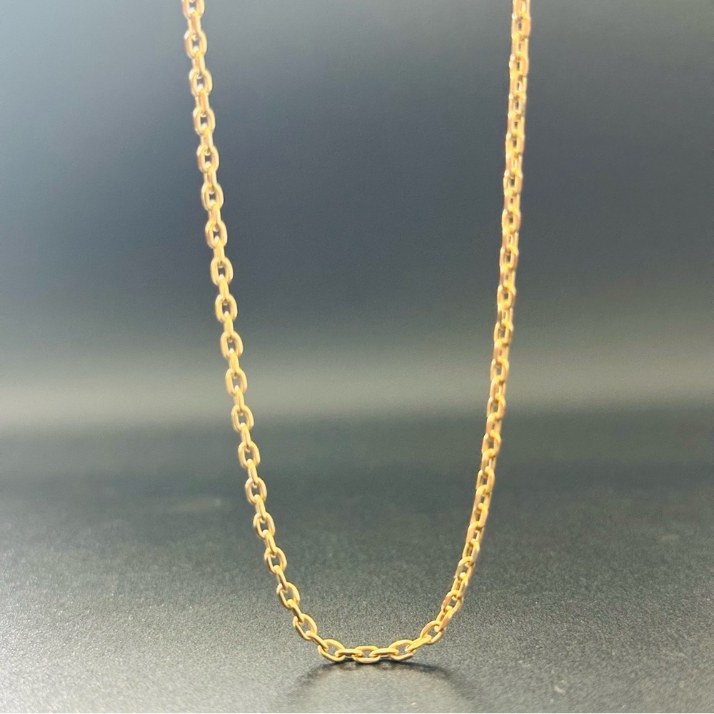 20”  2.5 mm Real 14K Solid Gold Forzentina Chain Necklace - Picture 12 of 17